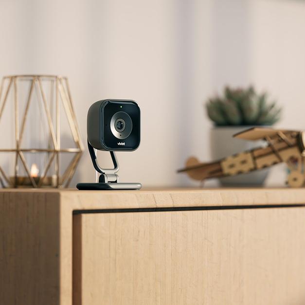 Indoor HD Desktop Security Camera with Wide Angle Lens